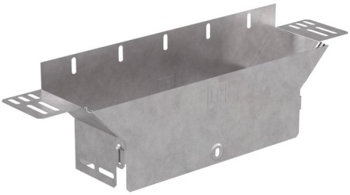 Тройник для лотка вертикальный с крышкой Промрукав Стандарт 300х100 фото Тройник для лотка вертикальный с крышкой Промрукав Стандарт 300х100 картинка